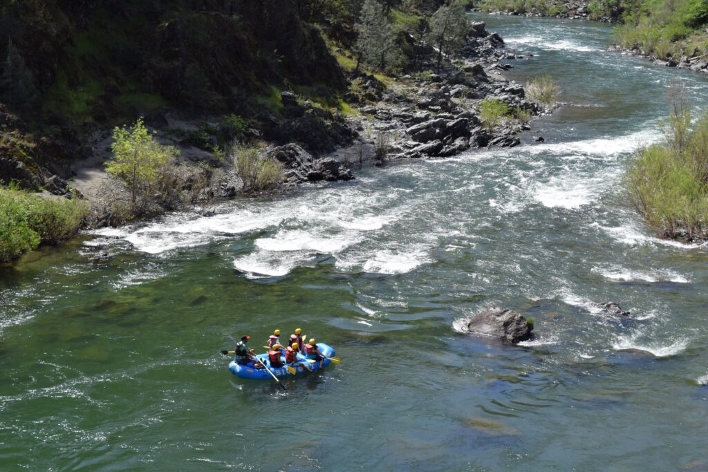 Wide shot of river rapids | Captured Moments | Bigfoot Rafting | Premier White Water Rafting Northern California