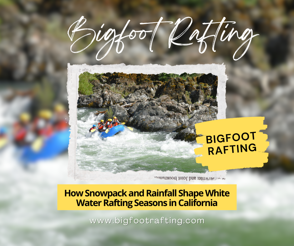 How Snowpack and Rainfall Shape California River Rafting Seasons